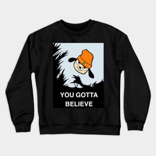 Parappa the rapper x-files Crewneck Sweatshirt